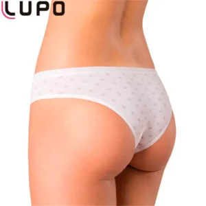 Calcinha Cotton Branco Lupo 43000