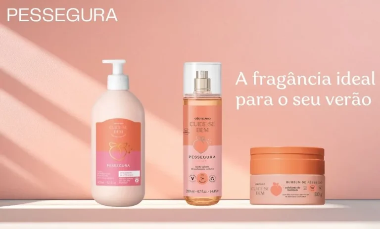 Linha Pessegura do Boticário