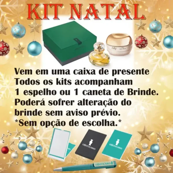 Brinde O Boticario Natal 2025 Ninki Store Produtos O Boticário no Japão
