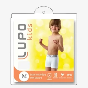 Kit 2 Cuecas Boxer Kids Microfibra Lupo-136