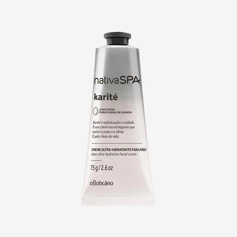 Creme Hidratante para Mãos Karité Nativa Spa 75g