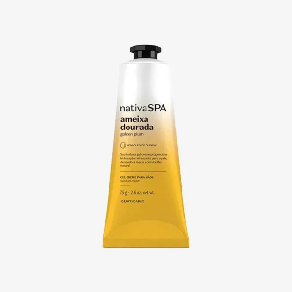 Gel-Creme-para-as-Mãos-Ameixa-Dourada-Nativa-Spa-75g Gel Creme para as Mãos Ameixa Dourada Nativa Spa 75g