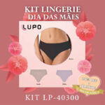Kit Dia das Mães Lupo 3 Calcinhas LP-40300