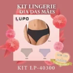 Kit Dia das Mães Lupo 3 Calcinhas LP-40300