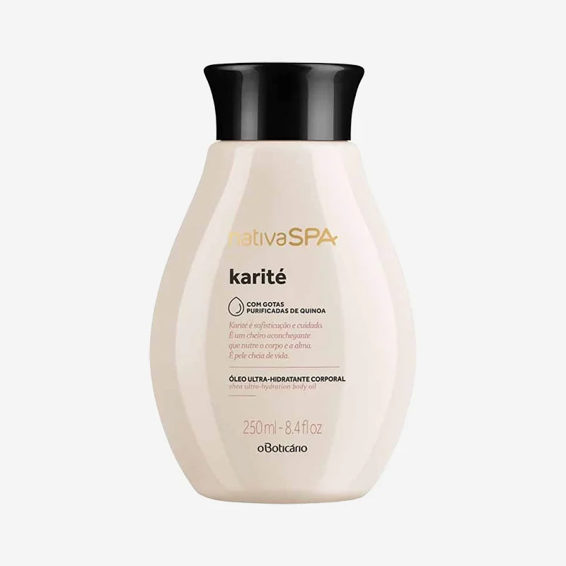 Óleo Hidratante Corporal Karité Nativa Spa 200 ml