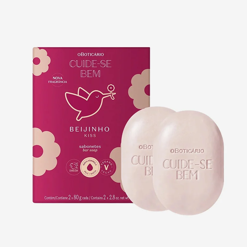 Sabonete em Barra Beijinho Kiss 2x80g