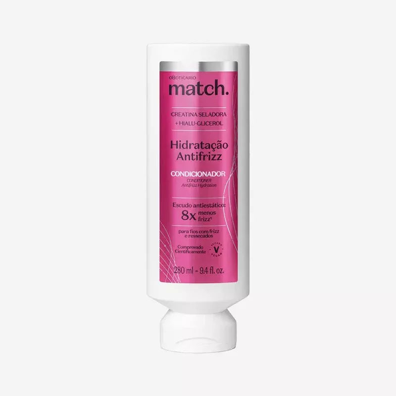 Condicionador Hidratação Antifrizz Match 300 ml
