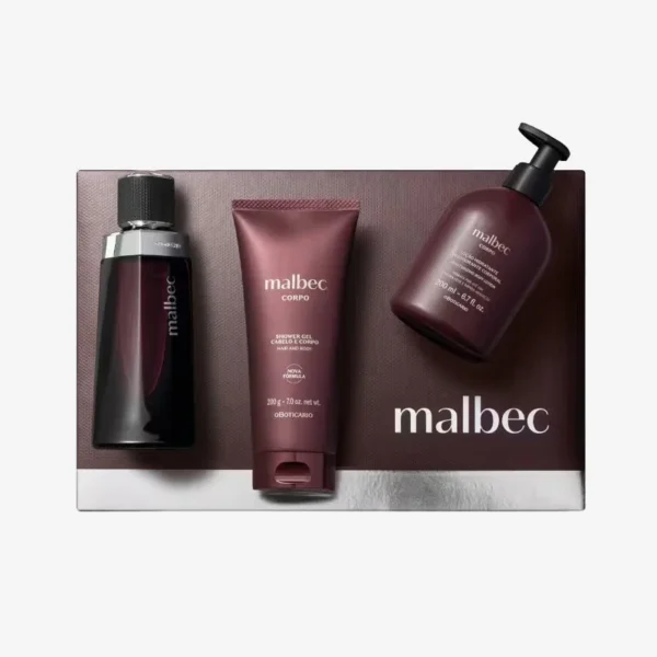 Estojo Malbec O Boticario 3 Itens 2 Ninki Store Produtos O Boticário no Japão