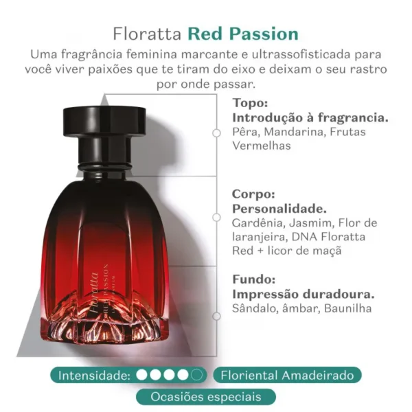 Floratta Red Passion Eau De Parfum 75 ml.1 Ninki Store Produtos O Boticário no Japão