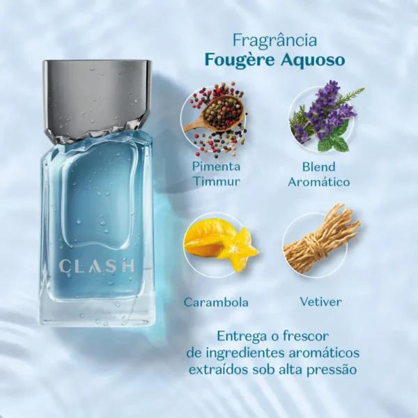Clash Colonia Eau de Toilette 100 ml.3 Ninki Store Produtos O Boticário no Japão