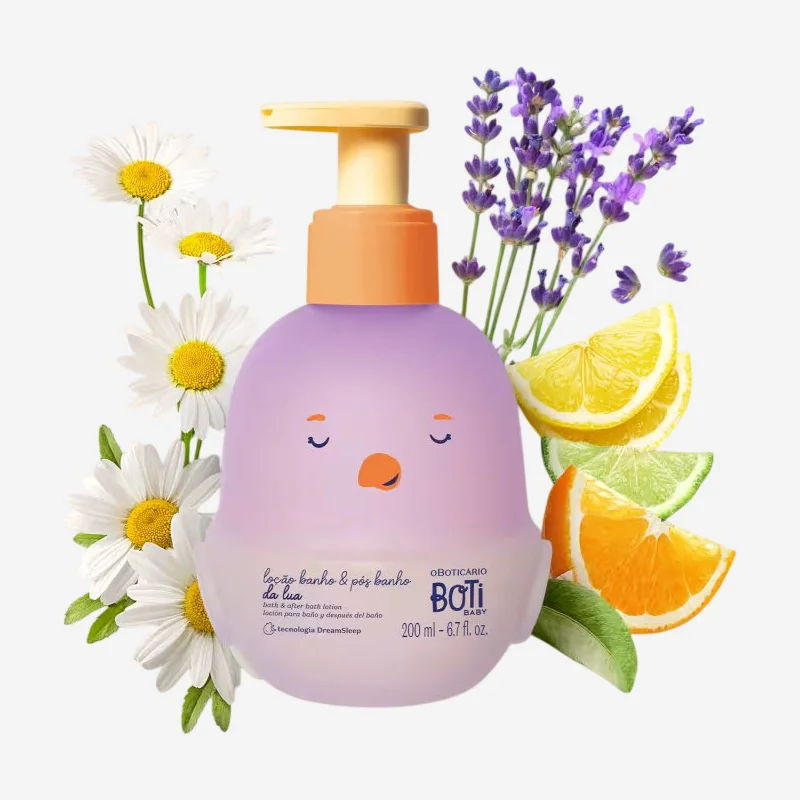 Loção Hidratante Banho e Pós-Banho Lua Boti Baby 200 ml