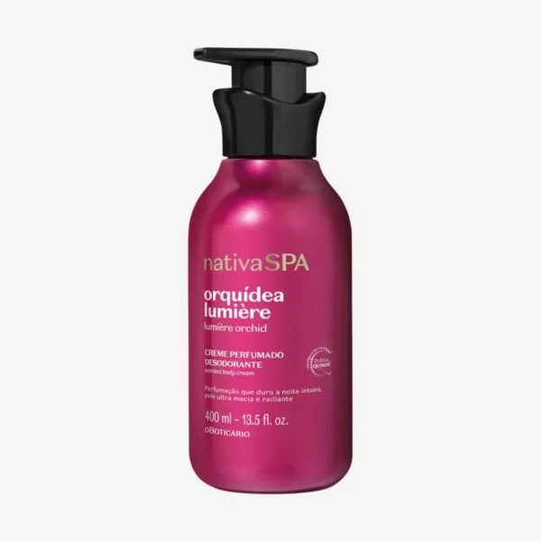 Hidratante Corporal Orquidea Lumiere Nativa Spa 400 ml.2 Ninki Store Produtos O Boticário no Japão