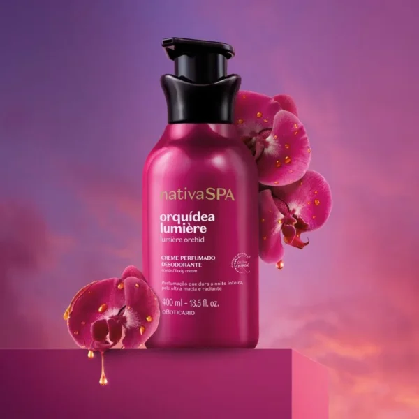 Hidratante Corporal Orquidea Lumiere Nativa Spa 400 ml.3 Ninki Store Produtos O Boticário no Japão