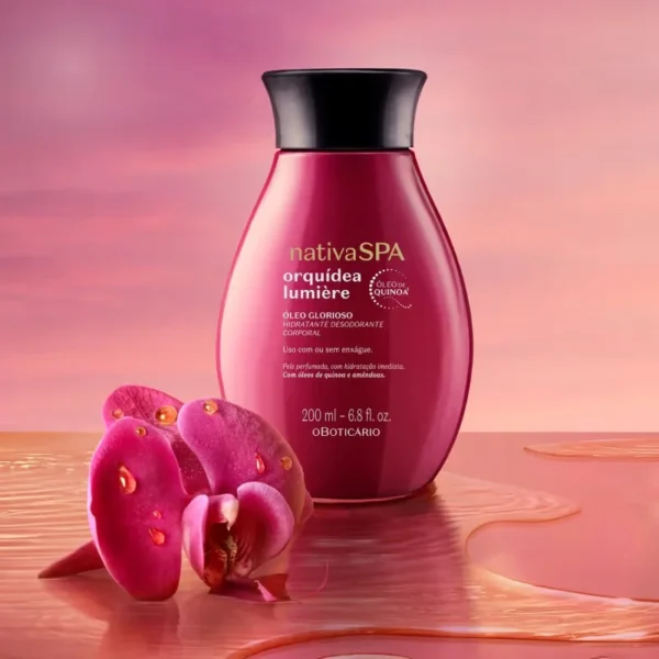 Óleo Glorioso Orquídea Lumière Nativa Spa 200 ml 2 Oleo Glorioso Orquidea Lumiere Nativa Spa 200 ml.3 Ninki Store Produtos O Boticário no Japão